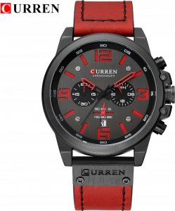 Zegarek Curren ZEGAREK MĘSKI CURREN KLASYCZNY ELEGANCKI CHRONOGRAF DATOWNIK 6 KOLORÓW 3