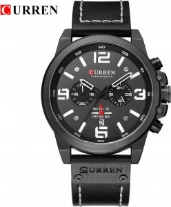 Zegarek Curren ZEGAREK MĘSKI CURREN KLASYCZNY ELEGANCKI CHRONOGRAF DATOWNIK 6 KOLORÓW 7