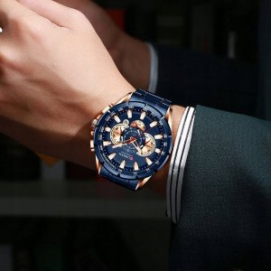 Zegarek Curren ZEGAREK MĘSKI CURREN KLASYCZNY ELEGANCKI CHRONOGRAF DATOWNIK 5 KOLORÓW 4