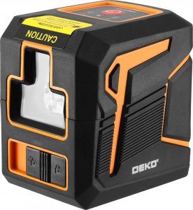 Deko POZIOMICA LASEROWA LASER KRZYŻOWY ZIELONY PRECYZYJNY BLOKADA WAHADŁA DEKO 3