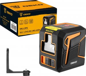 Deko POZIOMICA LASEROWA LASER KRZYŻOWY ZIELONY PRECYZYJNY BLOKADA WAHADŁA DEKO 7