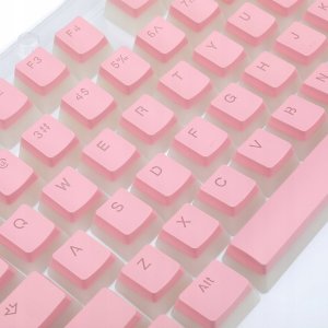 Redragon A130 PBT Doubleshot Pink Keycaps (A130 Pink) 4