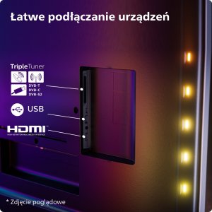 Telewizor Philips Ambilight TV 65PUS8079/12 65“ HDR 4K UHD LED Dolby Atmos TITAN OS​ HDMI 2.1 7