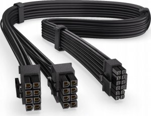 Endorfy 12-pin - PCIe 6-pin x2, 0.6m, Czarny (EY0P001) 3