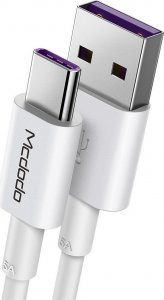 Ładowarka Mcdodo MCDODO ŁADOWARKA KABEL USB-C SZYBKIE ŁADOWANIE DO HUAWEI USB TYP C 5A 1M 1