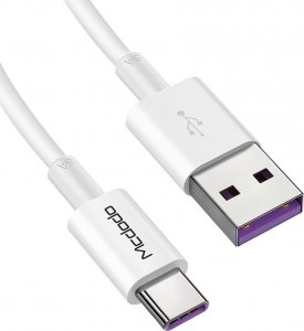 Ładowarka Mcdodo MCDODO ŁADOWARKA KABEL USB-C SZYBKIE ŁADOWANIE DO HUAWEI USB TYP C 5A 1M 3