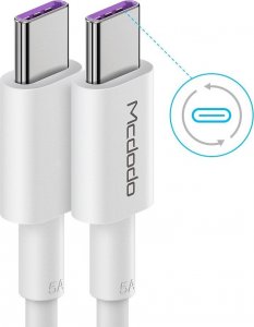 Ładowarka Mcdodo MCDODO ŁADOWARKA KABEL USB-C SZYBKIE ŁADOWANIE DO HUAWEI USB TYP C 5A 1M 4