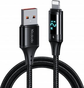 Kabel USB Mcdodo USB-A - Lightning 1 m Czarny 1