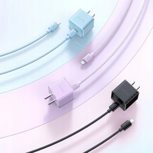 Ładowarka Mcdodo MCDODO ŁADOWARKA KABEL USB-C LIGHTNING DO IPHONE 12 13 14 PRO 1M FIOLETOWY 5