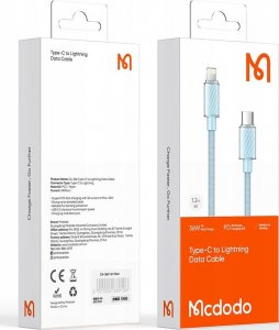 Ładowarka Mcdodo MCDODO ŁADOWARKA KABEL USB-C LIGHTNING DO IPHONE 12 13 14 PRO 1M NIEBIESKI 14