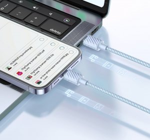 Ładowarka Mcdodo MCDODO ŁADOWARKA KABEL USB-C LIGHTNING DO IPHONE 12 13 14 PRO 1M NIEBIESKI 6