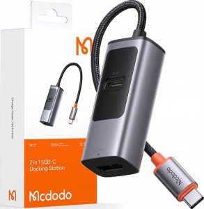 Ładowarka Mcdodo MCDODO KABEL PRZEJŚCIÓWKA ADAPTER HUB USB-C HDMI HDR EARC 4K 120HZ 8K 60HZ 1