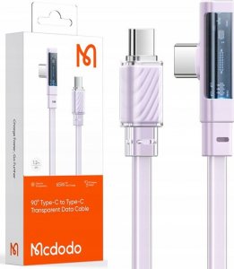 Kabel USB Mcdodo USB-C - USB-C 1 m Fioletowy 1