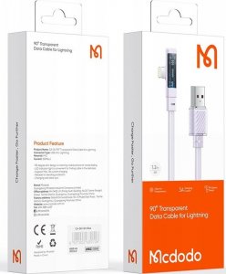 Kabel USB Mcdodo USB-A - Lightning 1 m Fioletowy 11