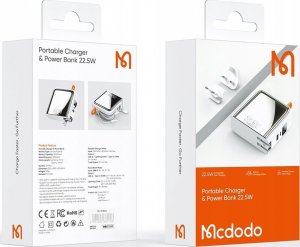 Powerbank Mcdodo Mcdodo Powerbank 15000 Z Ładowarką Usb-C Pd 22.5W 15