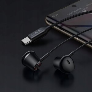 Słuchawki Mcdodo MCDODO SŁUCHAWKI PRZEWODOWE USB-C Z MIKROFONEM DOUSZNE Z DAC DO TELEFONU 2