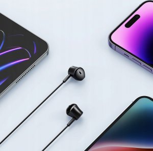 Słuchawki Mcdodo MCDODO SŁUCHAWKI PRZEWODOWE Z MIKROFONEM DOUSZNE LIGHTNING DO IPHONE 14 13 6