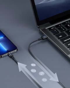 Kabel USB Innostyle USB-A - Lightning 2 m Czarny 3