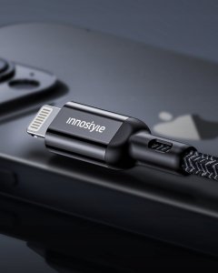 Kabel USB Innostyle USB-A - Lightning 2 m Czarny 5