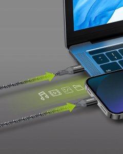 Kabel USB Innostyle USB-C - Lightning 2 m Czarny 6