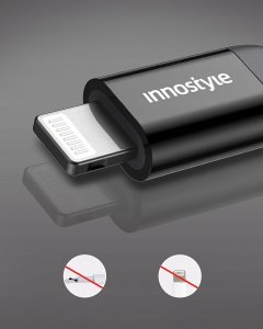 Kabel USB Innostyle USB-C - Lightning 2 m Czarny 8