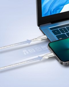 Kabel USB Innostyle USB-C - Lightning 2 m Srebrny 6
