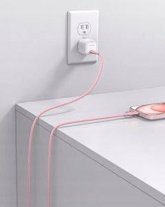 Kabel USB Innostyle USB-C - USB-C 2 m Różowy 6