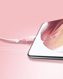 Kabel USB Innostyle USB-C - USB-C 2 m Różowy 7