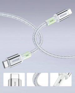 Kabel USB Innostyle USB-C - USB-C 2 m Srebrny 7