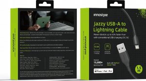 Kabel USB Innostyle USB-A - Lightning 2 m Czarny 15