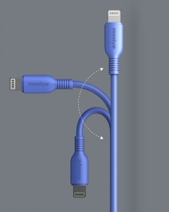 Kabel USB Innostyle USB-A - Lightning 2 m Niebieski 7