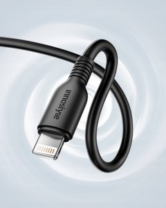 Kabel USB Innostyle USB-C - Lightning 1 m Czarny 8