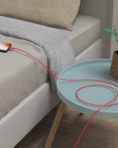 Kabel USB Innostyle USB-C - Lightning 1 m Czerwony 11