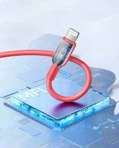 Kabel USB Innostyle USB-C - Lightning 1 m Czerwony 6