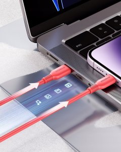 Kabel USB Innostyle USB-C - Lightning 1 m Czerwony 7