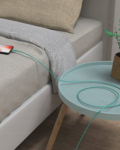 Kabel USB Innostyle USB-C - Lightning 1 m Zielony 11