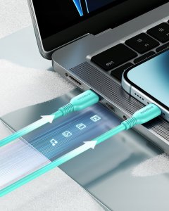 Kabel USB Innostyle USB-C - Lightning 1 m Zielony 7