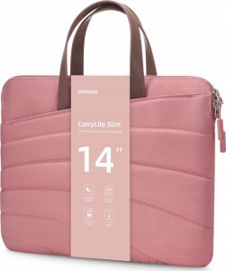 Torba Innostyle INNOSTYLE DAMSKA TORBA NA LAPTOPA 14" WODOODPORNA CARRYLITE SLIM RÓŻOWA 12