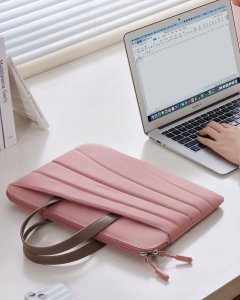 Torba Innostyle INNOSTYLE DAMSKA TORBA NA LAPTOPA 14" WODOODPORNA CARRYLITE SLIM RÓŻOWA 3