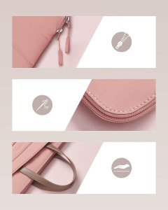 Torba Innostyle INNOSTYLE DAMSKA TORBA NA LAPTOPA 14" WODOODPORNA CARRYLITE SLIM RÓŻOWA 10