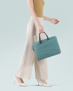 Torba Innostyle INNOSTYLE DAMSKA TORBA NA LAPTOPA 14" WODOODPORNA CARRYLITE SLIM ZIELONA 4