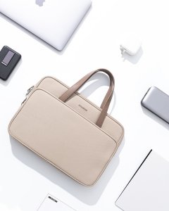 Torba Innostyle INNOSTYLE DAMSKA TORBA NA LAPTOPA 14" WODOODPORNA OMNIPROTECT PRO BEŻOWA 10