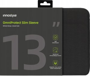 Etui Innostyle INNOSTYLE TORBA NA LAPTOPA 13" WODOODPORNA ETUI OMNIPROTECT SLIM CZARNA 14