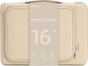 Torba Innostyle INNOSTYLE TORBA NA LAPTOPA 16" WODOODPORNA ETUI CASE OMNIPROTECT BEŻOWA 15