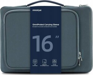 Torba Innostyle INNOSTYLE TORBA NA LAPTOPA 16" WODOODPORNA ETUI CASE OMNIPROTECT SZARA 14