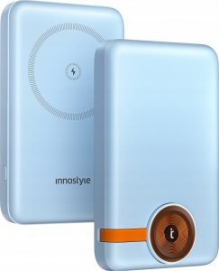 Powerbank Innostyle INNOSTYLE POWERDUO 2W1 SZYBKI POWERBANK INDUKCYJNY DO MAGSAFE WATCH 10000MAH NIEBIESKI 11