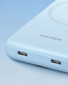 Powerbank Innostyle INNOSTYLE POWERDUO 2W1 SZYBKI POWERBANK INDUKCYJNY DO MAGSAFE WATCH 10000MAH NIEBIESKI 7