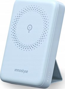 Powerbank Innostyle INNOSTYLE POWERMAG 2W1 SZYBKI POWERBANK INDUKCYJNY DO MAGSAFE 10000MAH STOJAK NIEBIESKI 1