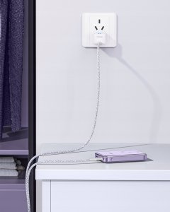 Powerbank Innostyle POWERMAG SLIM szybki POWERBANK INDUKCYJNY DO MAGSAFE 10000MAH FIOLETOWY 12