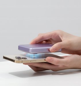 Powerbank Innostyle POWERMAG SLIM szybki POWERBANK INDUKCYJNY DO MAGSAFE 10000MAH FIOLETOWY 13